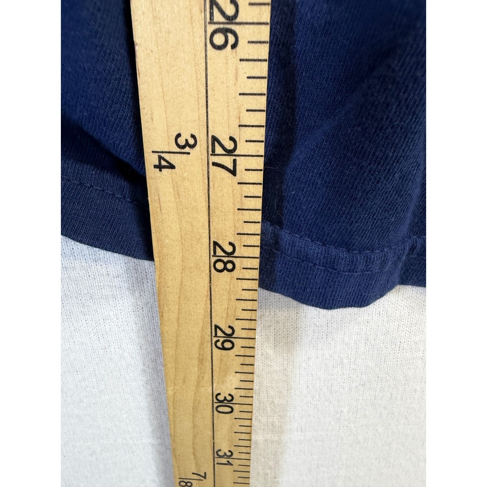 Comfort Colors Baby Its Cold Outside Blue Long Sleeve Graphic Tee Shirt Medium - Picture 4 of 6